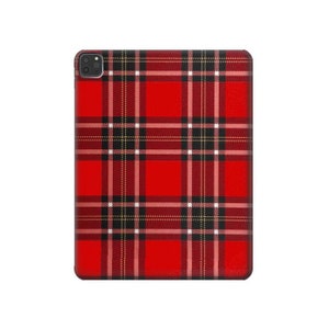 May include: Red and black plaid phone case with a camera cutout.