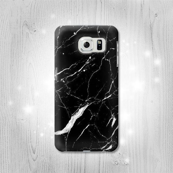 Black Marble Graphic Printed Hard & Leather Flip Case Huawei | Etsy
