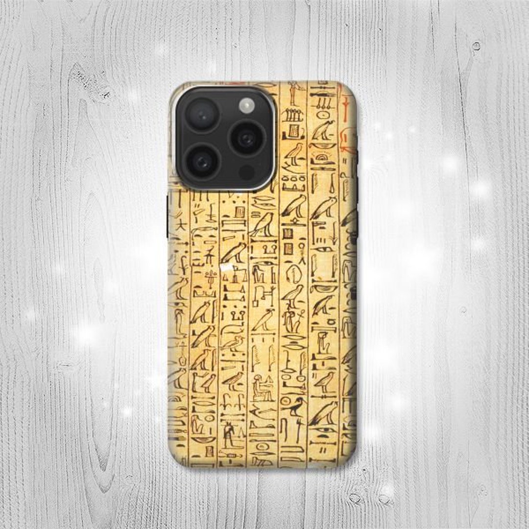 CASSETIFY エジプト象形文字 iPhoneケース Amazon.com: iPhone X/XS Egyptian Hieroglyphs with Symbols