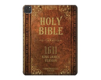 Holy Bible 1611 King James Version Estuche rígido para iPad 6 5 9.7 iPad mini 4 5 iPad Pro 12.9 11 10.5 10.2 iPad Air 3 4 5 iPad Air (2022)