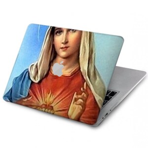 The Jungfrau Maria Santa Maria Hartschale für MacBook Pro 13, MacBook Air 13 Hülle A2337 A2338 M1, MacBook Pro 16 Zoll 15 Zoll 12 Zoll