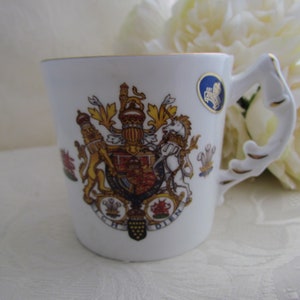 Marriage of Prince Charles to Lady Diana Spencer 1981 - Aynsley Fine Bone China Commemorative Mug - Made in England
