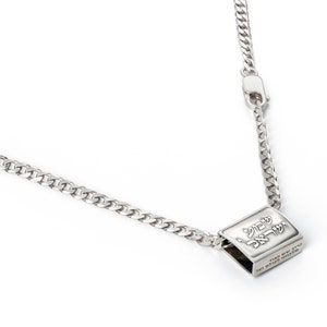 Silver Necklace for Men, Religious Necklace, Sterling Silver Necklace, Prayer Necklace, Jewish Necklace, Jewish Jewelry, Shema Israel,Hebrew