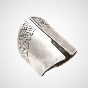 Unique Custom Ring, Open Ring, Big Ring, Jewish Ring, Hebrew Ring, Prayer Ring, Kabbalah Ring, Jewish Jewelry, Israeli Jewelry,  Ana Bekoach