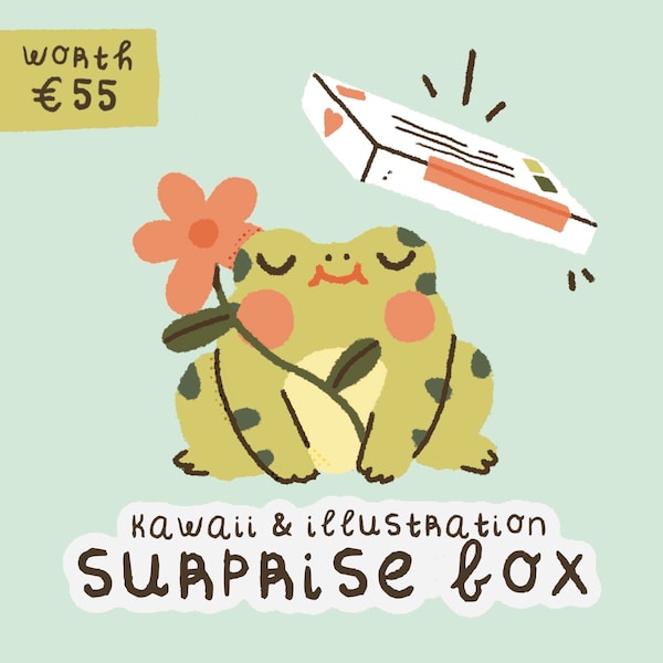 SURPRISE BOX / Kawaii and Illustrations / Stationery Box / Secret Box / Verrassingsdoos