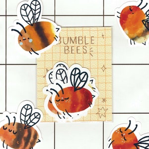 Bumble Bee sticker pack / Cute and Kawaii animal stickers