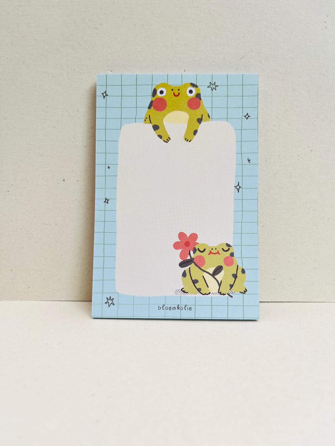 Frog Notepad – Cute Kawaii Frogs Stationery Pad for Notes, Lists ...
