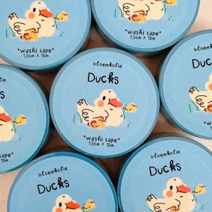Ducks Washi Tape – Quirky Kawaii Ducklings Washi for Planners & Scrapbooks
