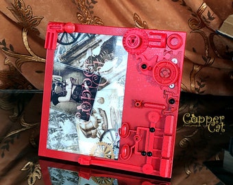 Marco de fotos Steampunk, 4x6 pulgadas, 10x15 mm, Marcos de cuadros, Regalos de boda, Decoración, Regalos de cumpleaños, Decoración industrial, Dieselpunk