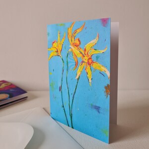 Daffodils Greetings Card