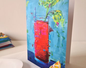 Bloody Mary Greetings Card / Note Card