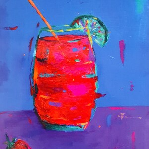 Carte postale Strawberry Daiquiri