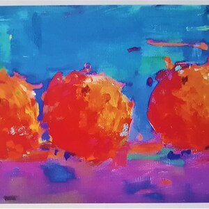 Trois Oranges Imprimées