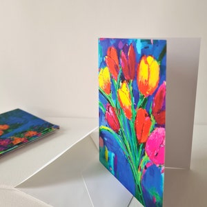Tulips Greetings Card