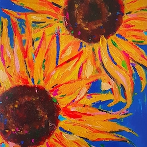 Carte postale tournesol