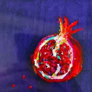 Pomegranate Square Postcard