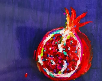 Pomegranate Square Postcard