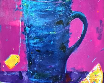 Lemon Tea Postkarte