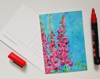 Fingerhüte Postkarte