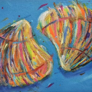 Postal de conchas de mar