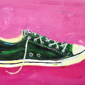 Cartão postal verde da Converse