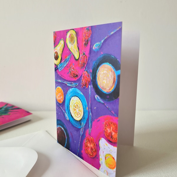 Saludos de brunch / Tarjeta de notas