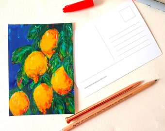 Sorrento Lemon Postcard