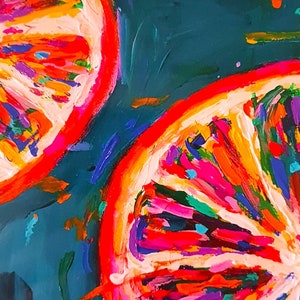 Pink Grapefruit Postkarte