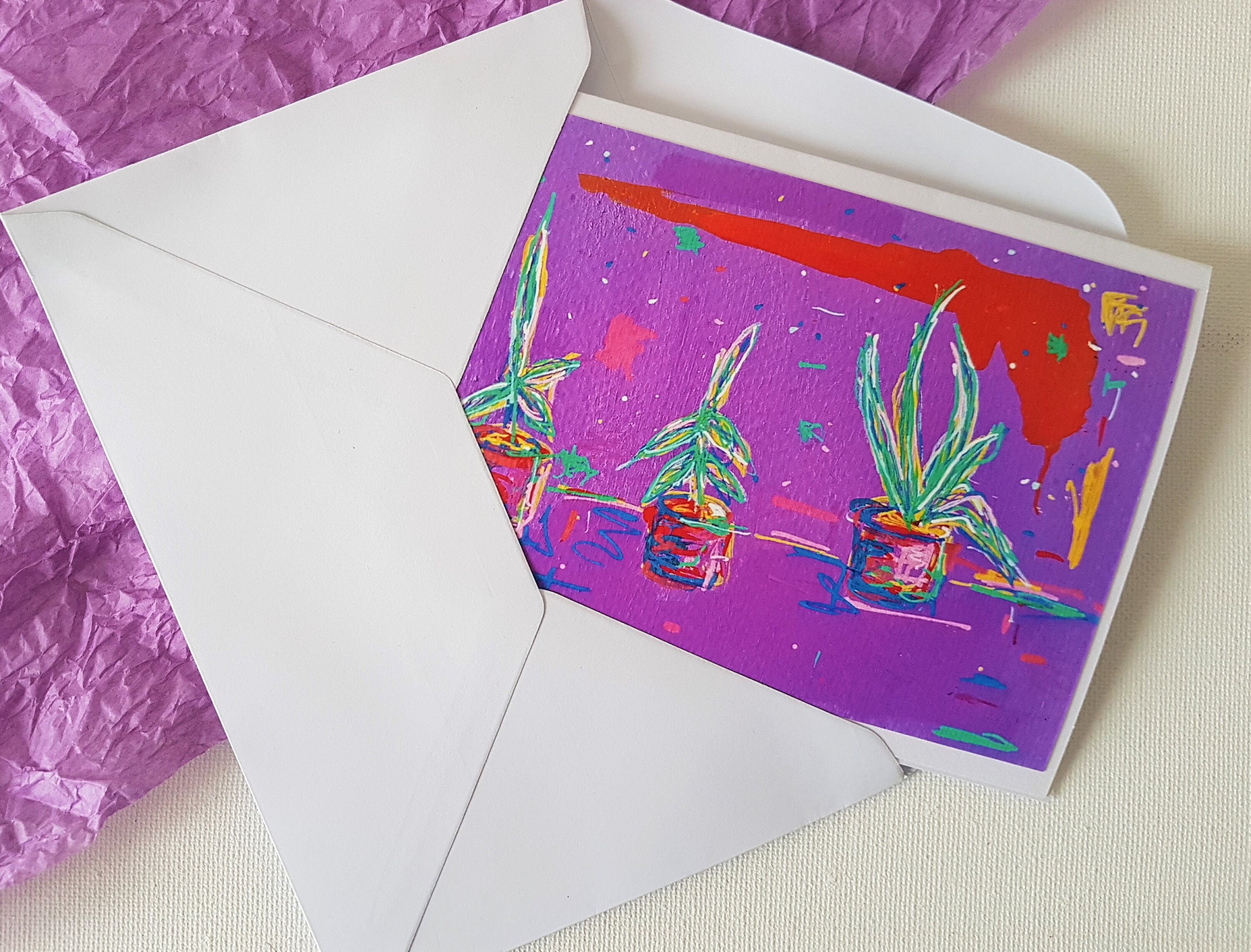 Plants Greetings Card Etsy UK