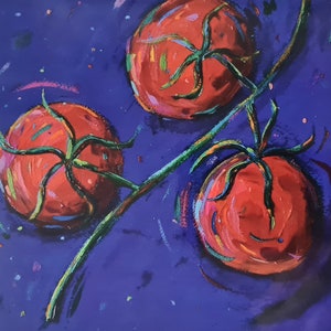 Vine Tomatoes Square Postkarte