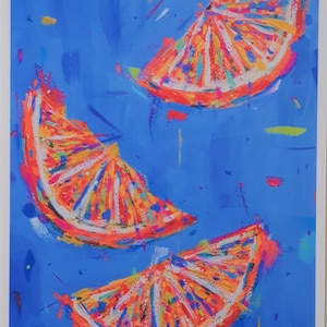 Orange Segments Imprimer