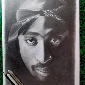 2pac portrait