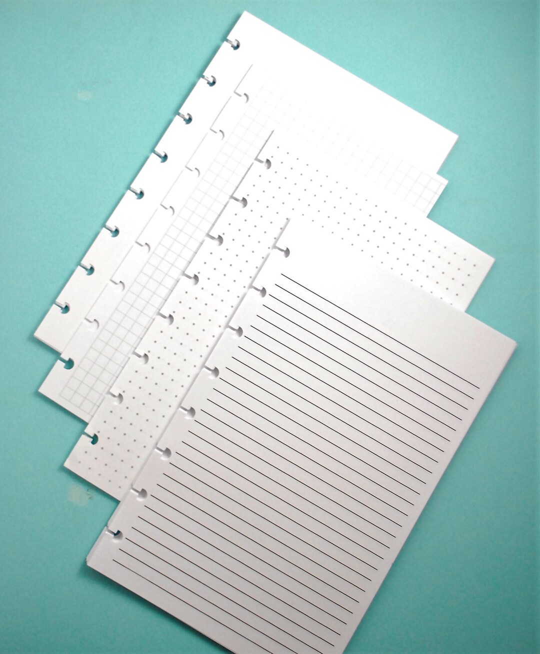 Discbound Inserts - Blank, Bullet, Lined, Graph - Etsy