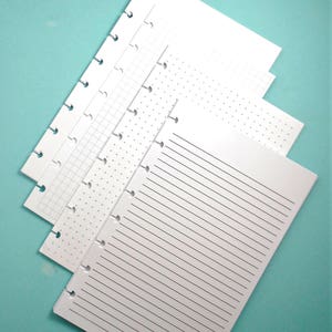 Discbound Inserts - Blank, Bullet, Lined, Graph