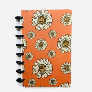 Retro Daisy Discbound Notebook