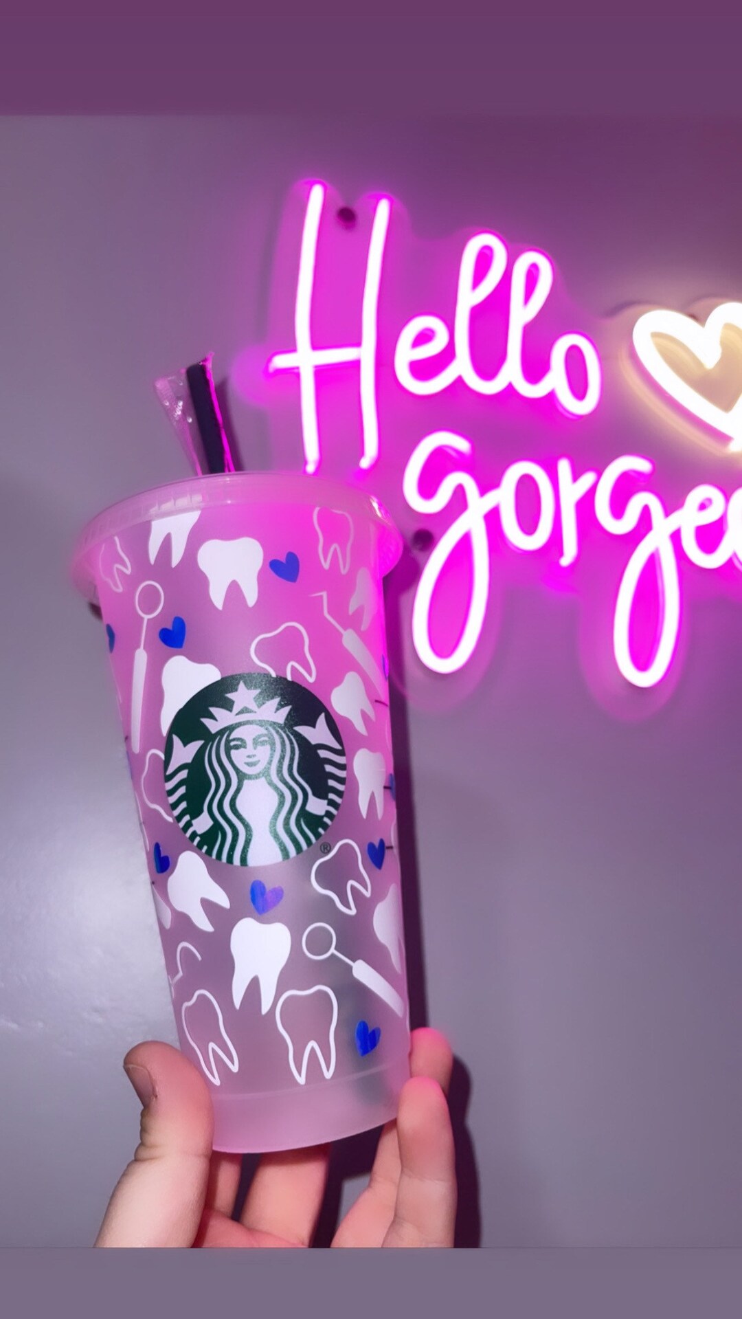 Dental Starbucks Cup Etsy