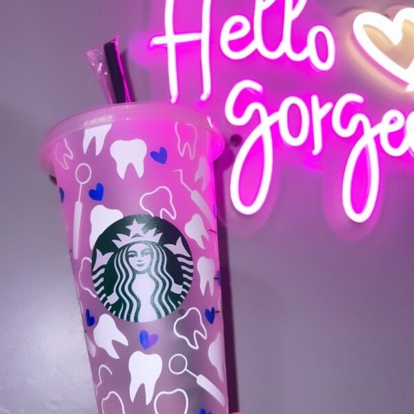 Dental Starbucks Cup Etsy