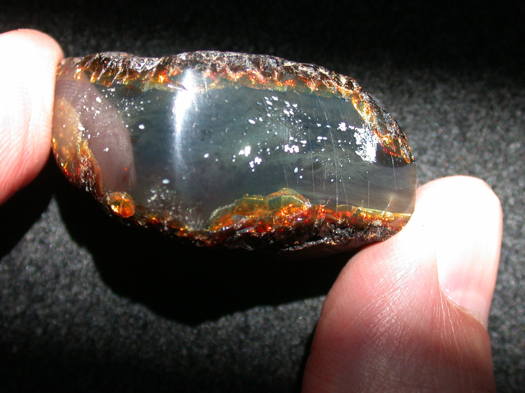 Watermelon Pink Amber Fossil Gemstone 