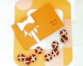 Marzipan Hot Cross Buns Box Of 15  Easter Marzipan Novelty Easter Cake Topper Decoration