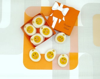 Kawaii Marzipan Eggs: Handmade Foodie Gift, Vegan Friendly