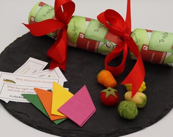 Silent Marzipan Christmas Crackers – Fill Your Own, Christmas Letter Design