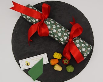 Silent Marzipan Christmas Crackers – Fill Your Own, Bauble Design (30cm)