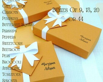 Handmade Marzipan Vegetables: Novelty Food Gift