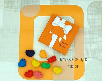 Marzipan Rainbow Hearts Valentines Day Lover Gift Vegan Friendly