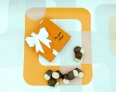 Chocolate Dipped Marzipan Sweets Box Of 9 Luxury Cake Topper Decorations Candy