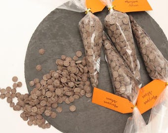 Dairy Free Chocolate Chips - Vegan Friendly 80g Cone