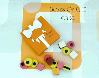 Allsorts Marzipan Selection Box, Edible Gift Vegan Friendly