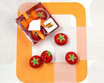 Marzipan Kawaii Tomatoes Cute Handmade Sweets