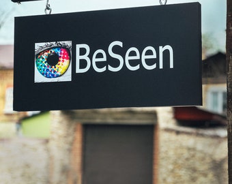 Custom Blade Sign: Printed Business Logo, Outdoor Shop Signage