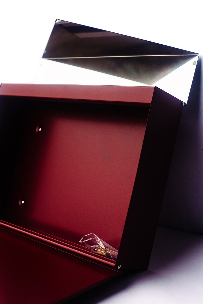 Original Envelope Mailbox made from stainless steel. Etsy